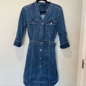 White Hpuse Black Market Jean Dress